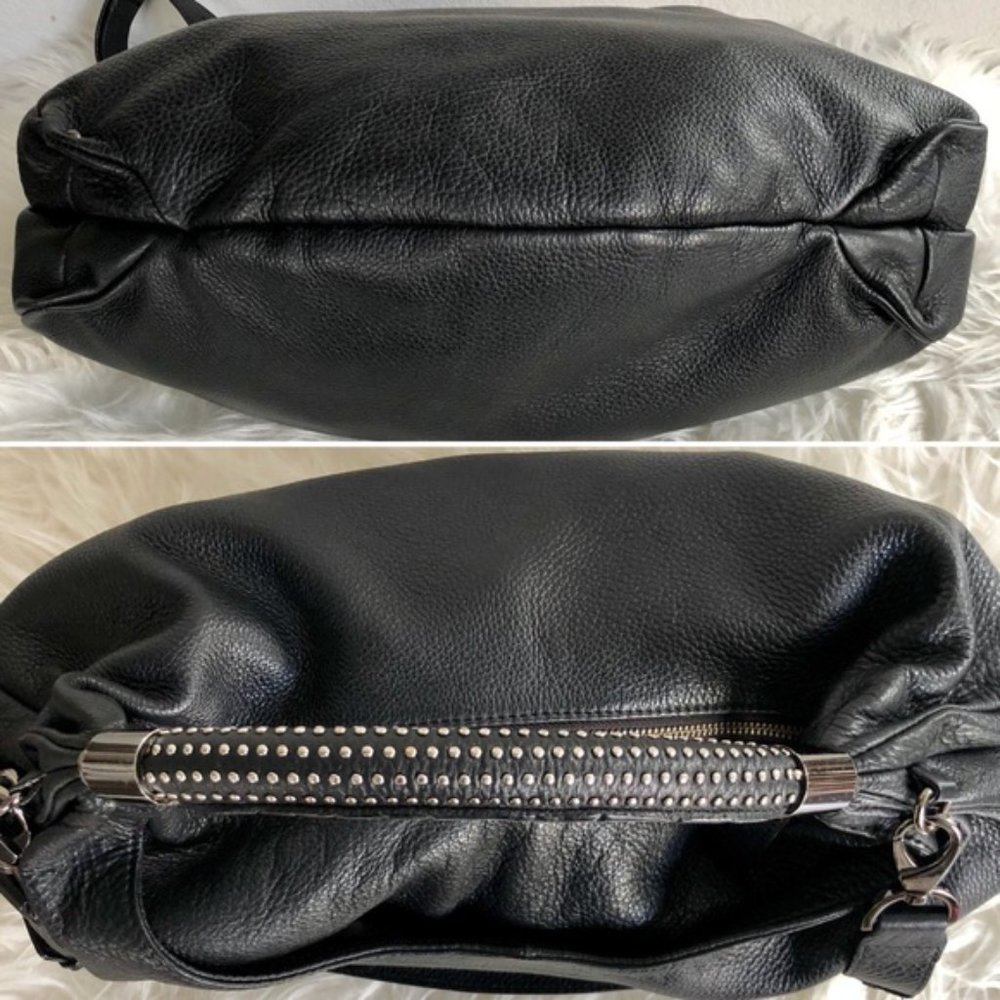 SOLD - KENNETH COLE | NO SLOUCH LEATHER SHOULDER BAG - Picture 4 of 8